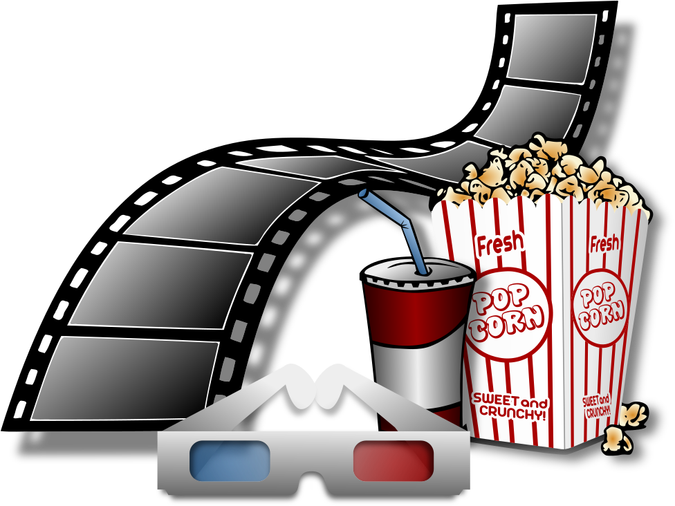 Výbava do kina - Cola, Popcorn, 3D brýle